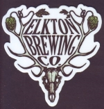beer sticker from Escutcheon Brewing ( VA-ELKT-STI-1 )