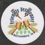 beer sticker from Frothy Moon Brewhouse ( VA-FRIE-STI-1 )