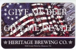 beer sticker from Heroic Aleworks ( VA-HERT-STI-1 )
