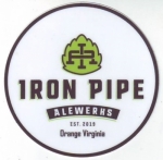 beer sticker from Isley Brewing ( VA-IRON-STI-1 )