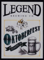 beer sticker from Lickinghole Creek Craft Brewery ( VA-LEG-STI-9 )
