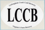 beer sticker from Log Home Brewing Company ( VA-LICK-STI-2 )