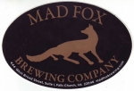 beer sticker from Mad Horse Brewery ( VA-MAD-STI-1 )