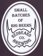 beer sticker from Restless Moons Brewimg Company ( VA-REDB-STI-1 )