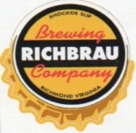 beer sticker from Richmond Brewery, Rosenegk Brewing Co. ( VA-RICH-STI-1 )