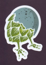 beer sticker from Skipping Rock Beer Co. ( VA-SINI-STI-2 )