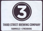 beer sticker from Three Notch