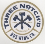 beer sticker from Three Roads Brewing Company ( VA-THRN-STI-1 )