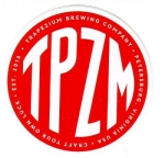 beer sticker from Triple Crossing Brewing ( VA-TRAZ-STI-1 )