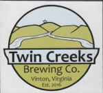 beer sticker from Twinpanzee Brewing Co.  ( VA-TWIN-STI-1 )