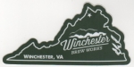beer sticker from Wolf Hills Brewing Company ( VA-WINC-STI-1 )