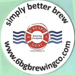 beer coaster from 6 Bears & A Goat Brewing Co. ( VA-6BG-6 )