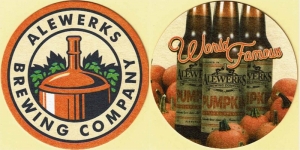beer coaster from Alexandria  Beverage Co. ( VA-ALEW-11 )