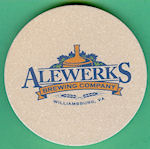 beer coaster from Alexandria  Beverage Co. ( VA-ALEW-2 )
