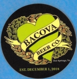 beer coaster from BadWolf Brewing ( VA-BACO-1 )