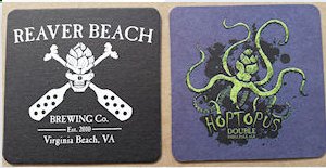beer coaster from Red Dragon Brewery ( VA-BECH-2 )