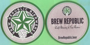 beer coaster from Brewing Tree Beer Co. ( VA-BRB-1 )