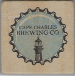 beer coaster from Capstan Bar Brewing Co. ( VA-CAPE-1 )