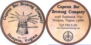 beer coaster from Castleburg Brewery ( VA-CAPS-1 )