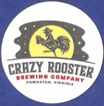 beer coaster from Creek Bottom Brewing ( VA-CRAZ-1 )