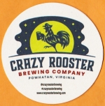beer coaster from Creek Bottom Brewing ( VA-CRAZ-3 )