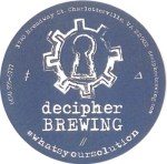 beer coaster from Devils Backbone Brewing Co. ( VA-DECI-1 )