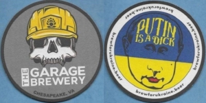 beer coaster from Garden Grove Brewing ( VA-GARA-6 )