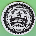 beer coaster from Honor Brewing ( VA-HMRP-2 )