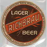 beer coaster from Home Republic Brewing Co.  ( VA-HOME-1 )