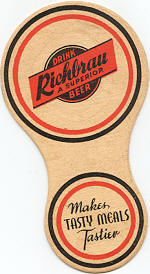 beer coaster from Home Republic Brewing Co.  ( VA-HOME-2 )