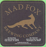 beer coaster from Mad Horse Brewery ( VA-MAD-2 )