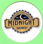 beer coaster from Mill Mountain Brewing Co ( VA-MIDN-1 )