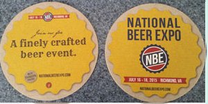 beer coaster from Native Brewing Co. ( VA-NATB-2015 )
