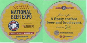beer coaster from Native Brewing Co. ( VA-NATB-2016 )