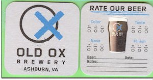 beer coaster from Old Trade Brewery & Cidery ( VA-OLDX-1A )