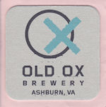 beer coaster from Old Trade Brewery & Cidery ( VA-OLDX-2 )