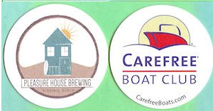 beer coaster from Port City Brewing Co. ( VA-PLSR-1 )