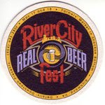 beer coaster from River Company Restaurant and Brewery, Inc. ( VA-RCRB-1997 )