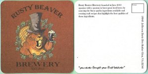 beer coaster from Selvedge Brewing ( VA-RUST-1 )