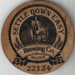 beer coaster from Seven Arrows Brewing ( VA-SETT-3 )