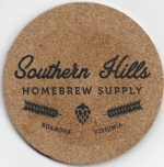 beer coaster from Southern Revere Cellars ( VA-SOUT-1 )