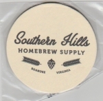beer coaster from Southern Revere Cellars ( VA-SOUT-2 )