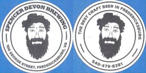 beer coaster from St. George Brewing Co. ( VA-SPEN-2 )