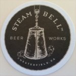 beer coaster from Steamship Brewing ( VA-STMB-1 )