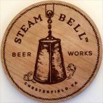 beer coaster from Steamship Brewing ( VA-STMB-2 )