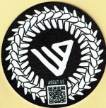 beer coaster from Veil Brewing Co. , The ( VA-VASE-1 )
