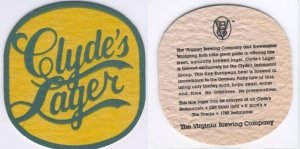 beer coaster from WAR Craft Brewery ( VA-VBCH-5 )