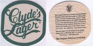 beer coaster from WAR Craft Brewery ( VA-VBCH-6 )