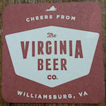 beer coaster from Virginia Brewing Co. Inc. ( VA-VBRC-1 )