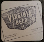 beer coaster from Virginia Brewing Co. Inc. ( VA-VBRC-2 )
